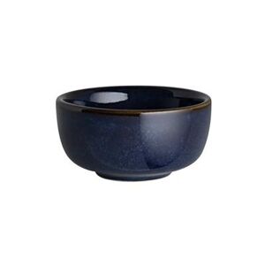 Homer Laughlin HL1979026 9 1/4 oz Round Unique Jung Bowl - China, Indigo, Indigo Blue