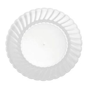 "WNA CW6180 6"" Disposable Plate - PET, Clear"