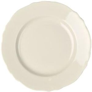 "Homer Laughlin HL54100 6 1/4"" Round Carolyn Plate - China, Ivory, White"