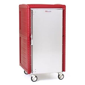 Metro C548N-SU C5 4 Series Insulated Food Carrier w/ (14) Pan Capacity, Red, 5/6 Height, Hot or Cold Use