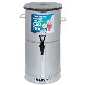 Bunn TDO-4 4 gal Oval Iced Tea Coffee Dispenser w/ Handles