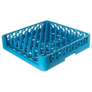 Carlisle ROP14 OptiClean Full-Size Dishwasher Plate/Tray Peg Rack - Open-End, Blue, Open End