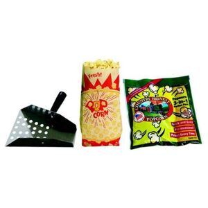 Paragon 1087 Popcorn Starter Kit for 8 oz Machines w/ Tri Pack Kits, Scoop & Bags