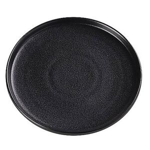 "Yanco NB-110 10 1/4"" Round Plate - Ceramic, Noble Black"