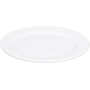 "Elite Global Solutions D1075PL-W 10 3/4"" Round Melamine Dinner Plate, White"