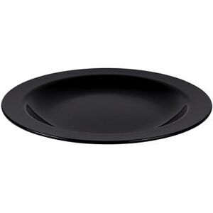 "Elite Global Solutions M20R-B 20"" Round Classic Platter - Melamine, Black"