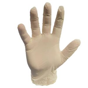 Strong 4704 Vinyl Exam Glove - Powder Free, Yellow, Large