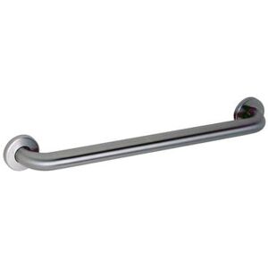 "Gamco 150SX24 24"" Straight Grab Bar w/ 1 1/2"" Diameter Snap Flange, Stainless Steel"