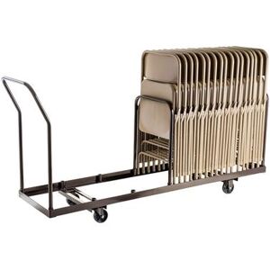 National Public Seating DY-35 Folding Chair Dolly w/ (35) Chair Capacity for Standard Folding Chairs, Green