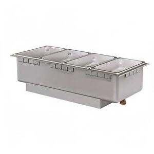 Hatco HWBRT-43 Drop-In Hot Food Well w/ (4) 1/3 Size Pan Capacity, 240v/1ph, Stainless Steel