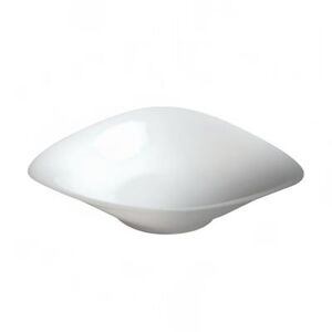 Cameo China 711-92N 12 oz Oval Flared Fusion Bowl - Ceramic, White