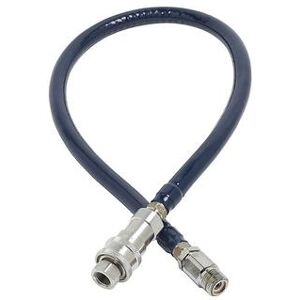 "T&S HW-4C-72 Safe-T-Link Connector Water Hose, 72""LStainless Braid, Quick Disconnect, 1/2""D, Stainless Steel"