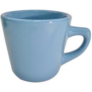 "CAC LV-1-LBU Light Blue Rolled Edge Coffee Cup, Las Vegas, Round, 3 -1/4"", 3 Dozen per Case"