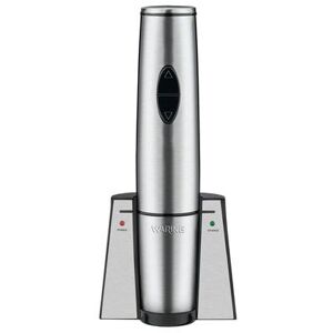 Waring WWO120 Electric Wine Bottle Opener w/ Foil Cutter - Stainless, 120v, Silver