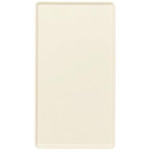 "Cambro 1220D538 Rectangular Dietary Tray - For Patient Feeding, 12"" x 20"", Cottage White, Reinforced Fiberglass"