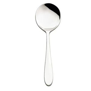 "Browne 502117 6"" Bouillon Spoon with 18/10 Stainless Grade, Eclipse Pattern, Silver"