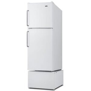 "Summit FF711ESAL 4.8 cu ft Refrigerator-Freezer w/ 12"" Pedestal - White, 115v"