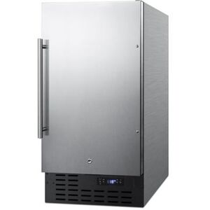 "Summit SCFF1842CSSADA 18"" Undercounter Freezer w/ (1) Solid Door - Stainless Steel, 115v, Silver"