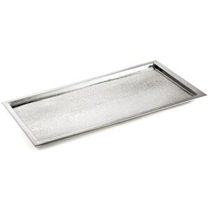 "Tablecraft RPD2415 Rectangular 18 8 Stainless Steel Tray, 23 1/4 L x 15 W x 1""H, Silver"