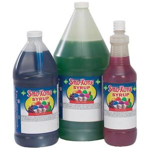 Gold Medal 1054 Lime Snow Cone Syrup, Ready-To-Use, (4) 1 gal Jugs