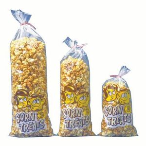 Gold Medal 2207 7 to 8 oz Disposable Corn Treat Bags, 1, 000/Case, Clear