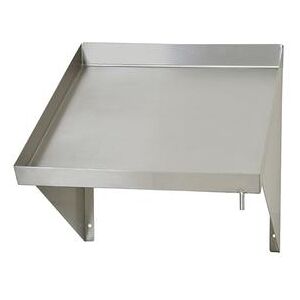 Eagle Group 606641 Solid Wall Mounted Rack Shelf, 21""W x 21""D, Stainless, Stainless Steel"