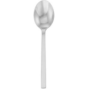 "Walco 0907 7 1/4"" Dessert Spoon with 18/10 Stainless Grade, Semi Pattern, Dozen, Stainless Steel"