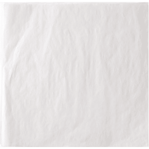 "GET 4-TS1010 12"" Square Tissue Basket Liner - Paper, White, 12"" x 12"""