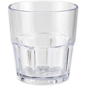 GET 9909-1-CL Bahama 9 oz Clear Plastic Rocks Tumbler