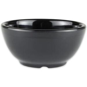 GET B-525-BK Black Elegance 16 oz Round Melamine Soup Bowl, Black