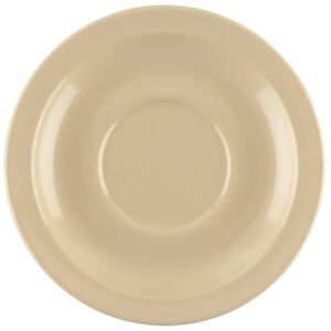 "GET DC-200-T 5 3/4"" Melamine Saucer for DC 100 & DC 101, Tan, Beige"