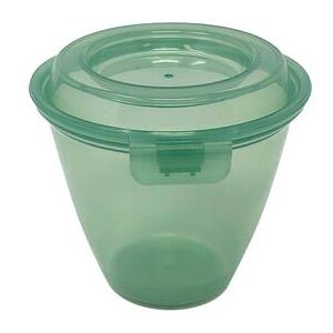 GET EC-20-JA Eco-Takeout 6 3/4 oz Side Dish/Sauce Cup w/ Lid - Polypropylene, Jade, Green