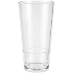 GET S-18-CL Revo 20 oz Pint Glass, SAN Plastic, Clear, Stackable, 24/Case