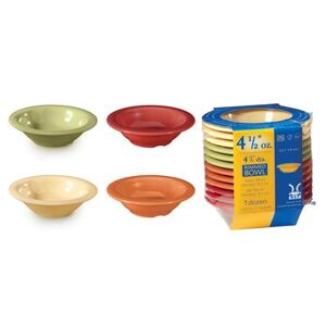 GET SP-B-454-COMBO 4 1/2 oz Round Melamine Sauce Bowl, Assorted Colors