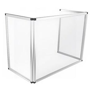 "Spring USA MSG3624 3 Sided Folding Sneeze Guard - 36""W x 25""D x 24""H, Acrylic w/ Aluminum Frame, 1/4"" Acrylic, Clear"