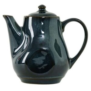 Tuxton GAN-101 17 oz Ceramic Teapot with Lid - Night Sky, Blue