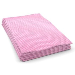 Cascades Pro W900 1/4 fold Reusable Foodservice Towels - 1 ply, Pink
