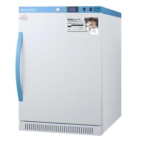 Accucold MLRS6MC 6 cu ft MOMCUBE Breast Milk Refrigerator w/ 4 Shelves - Locking, 115v, Countertop, White