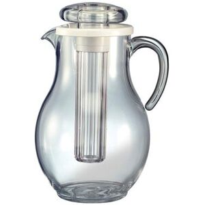 Service Ideas AWP33SB 3.3-liter Water Pitcher w/ Smooth Surface, Clear Acrylic