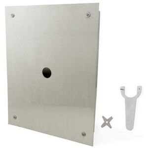 "Zurn Industries Z6199-BX17 Access Panel and Frame w/ 1 1/2"" Hole - 13"" x 17"", Stainless Steel"