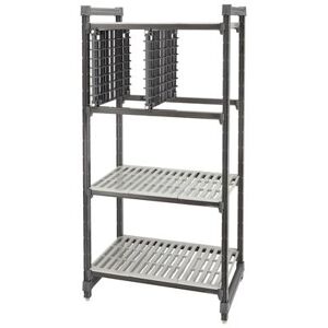 "Cambro CBUNVR21580 Camshelving Storage Rack - 19 1/2""W x 21 1/8""D x 4""H, Starter Kit"