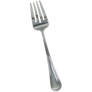 "Update RE-119 11 1/2"" Serving Fork with 18/8 Stainless Grade, Regency Pattern, Silver"