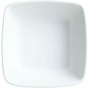 Libbey 911194432 7 oz Square Bowl w/ Reflections Pattern & Shape, Alumawhite Body