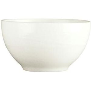 Libbey 987659325 8 oz Oval Bowl w/ Silk Pattern & Royal Rideau Body, White