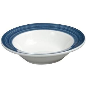 "Libbey 999024892 5 1/4"" Round Porcelain Bowl w/ 3 1/2 oz Capacity, Lunar White"