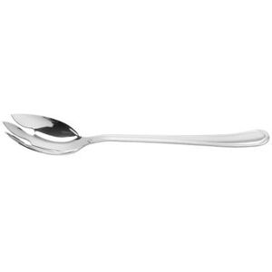 "GET BSRIM-12 11 1/2"" Serving Fork with 18/8 Stainless Grade, w/ Mirror Finish, Slotted, Silver"