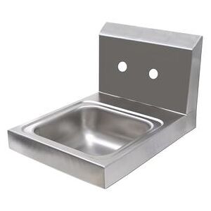 "Advance Tabco 7-PS-23-EC-NF-X Wall Mount Commercial Hand Sink w/ 9""L x 9""W x 5""D Bowl, Silver"