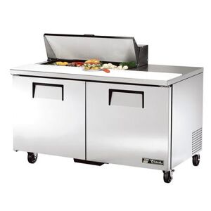 "True TSSU-60-10-HC 60"" Sandwich/Salad Prep Table w/ Refrigerated Base, 115v, Stainless Steel True Refrigeration"