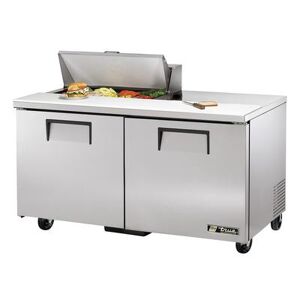 "True TSSU-60-08-HC 60"" Sandwich/Salad Prep Table w/ Refrigerated Base, 115v, Stainless Steel True Refrigeration"