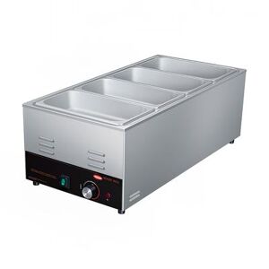 Hatco CHW-43 Countertop Food Warmer - Wet or Dry w/ (4) 1/3 Pan Wells, 120v, Stainless Steel